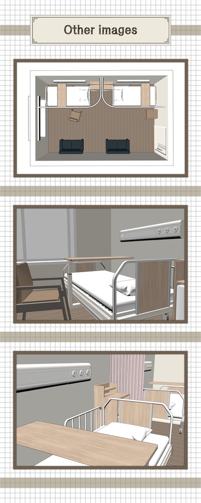 総合病院の2人室_C