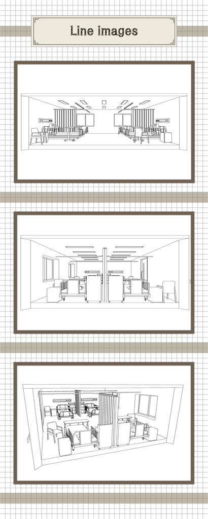 総合病院の4人室_C