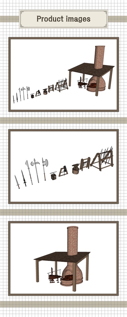 鍛冶屋の道具セット