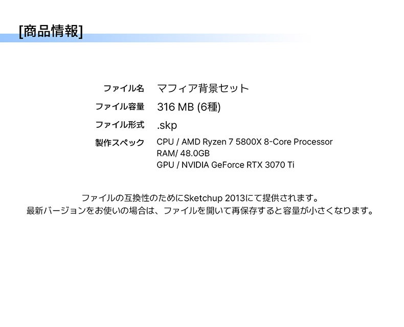 マフィア背景セット