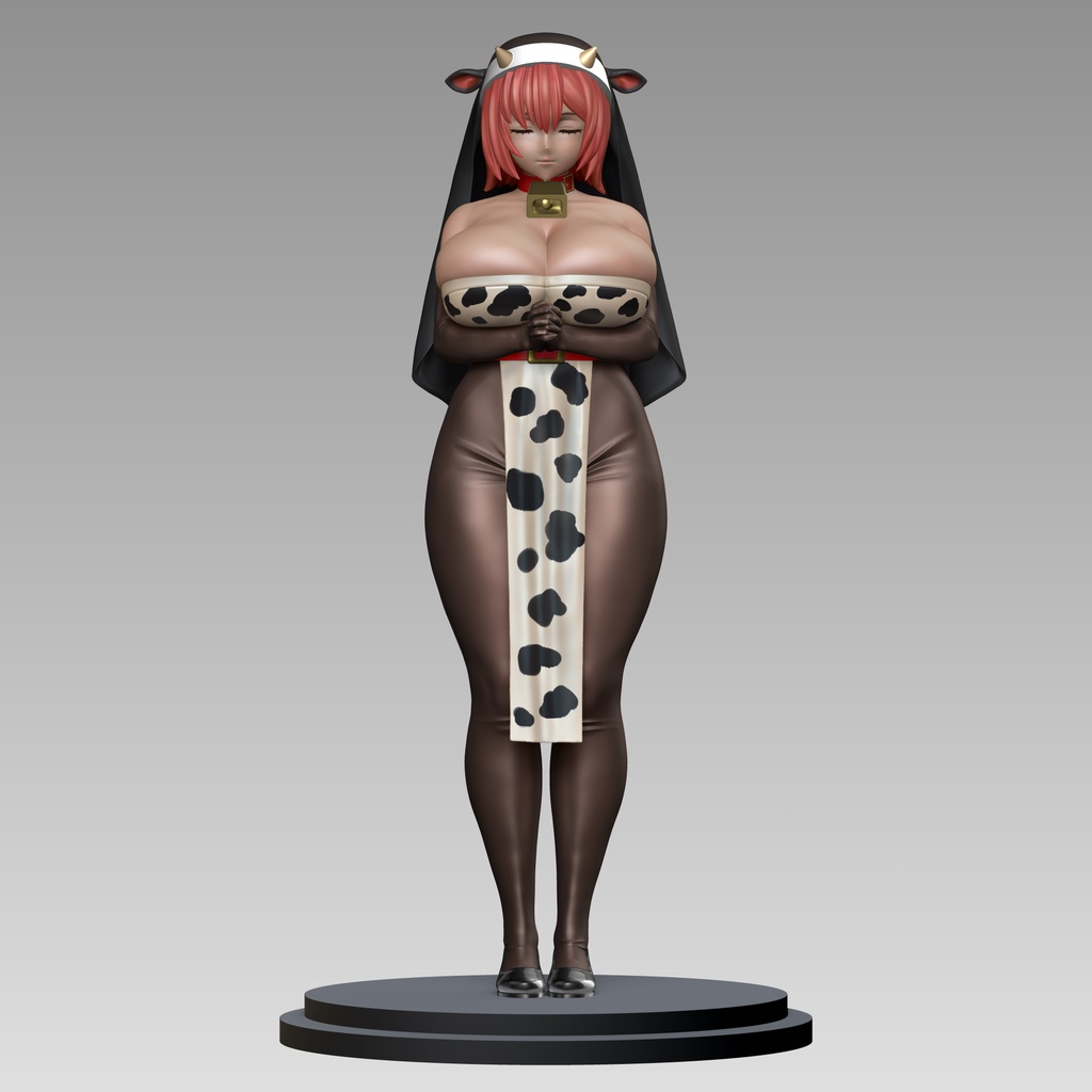 牛シスター 3Dプリント用STLデータ