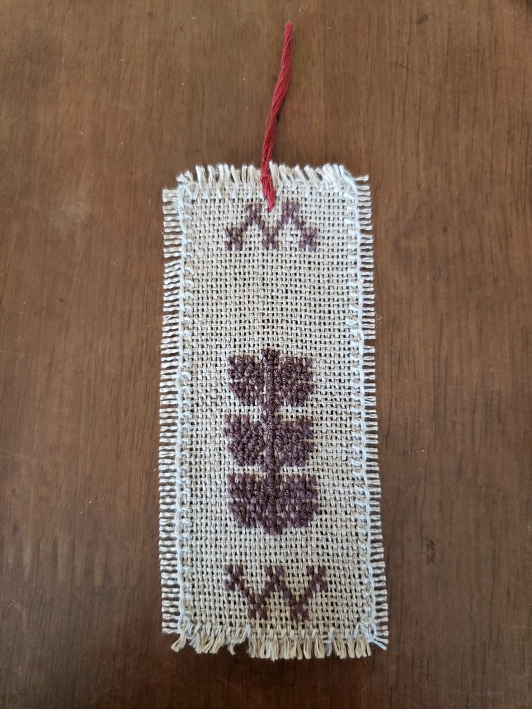 パレスチナ刺繍　しおり　コーヒー豆　茶　麻布