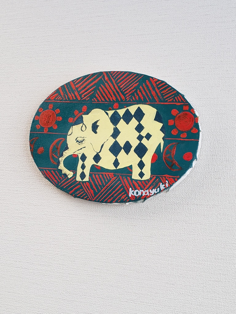 SUNSUN-elephant-　アクリル画