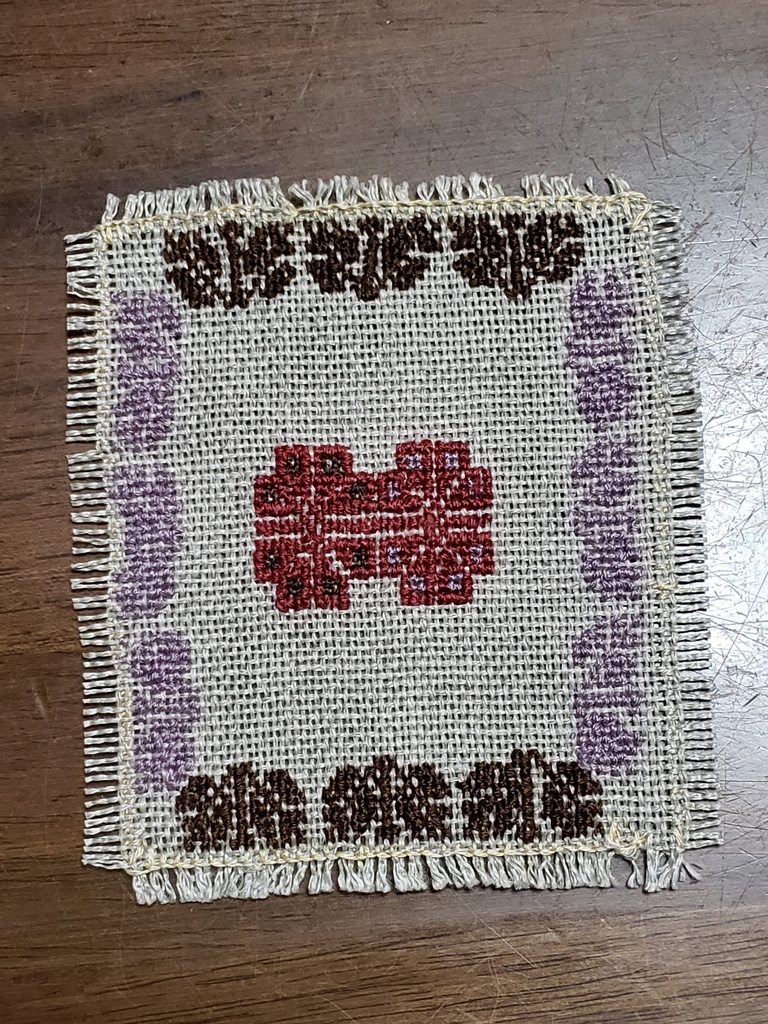 カフェコースター　パレスチナ刺繡