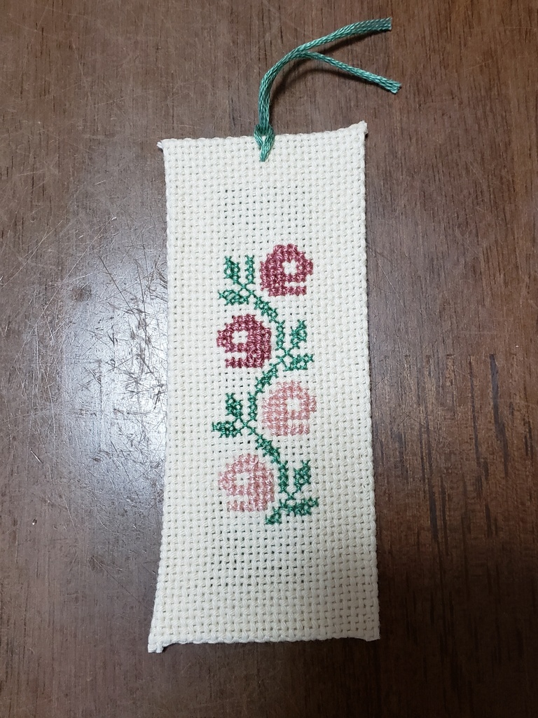 パレスチナ刺繍 軽やかな妖精/オレンジの花 栞