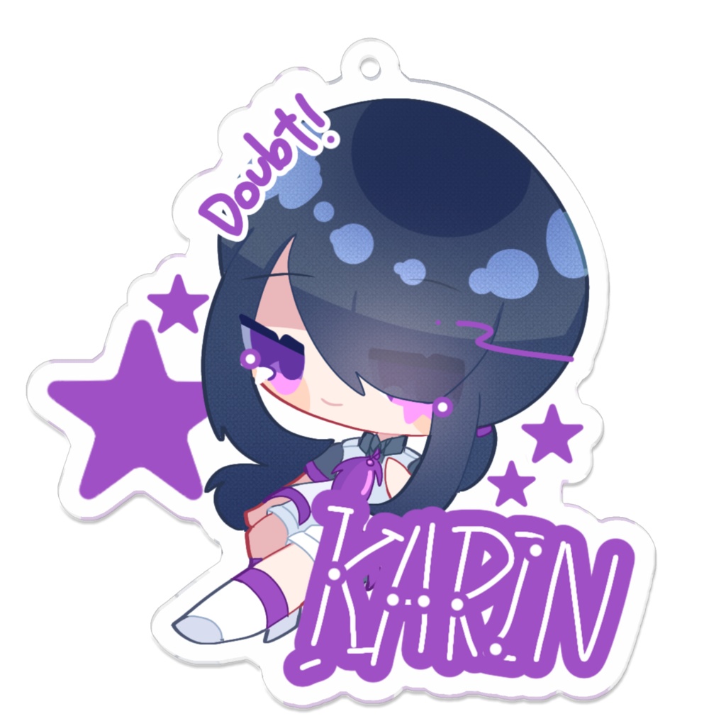 【カリン】アクリルキーホルダー