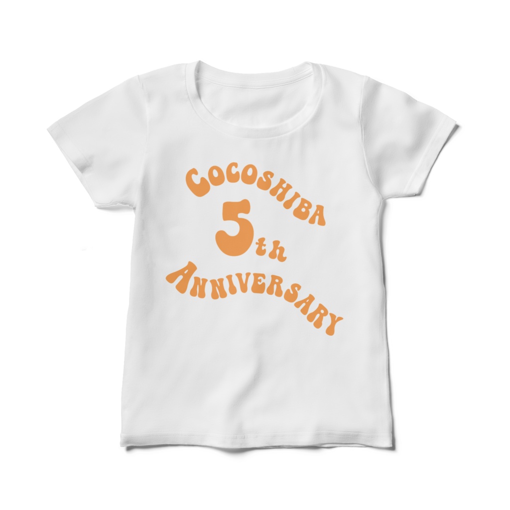 レディースココシバ5周年記念Tシャツ
