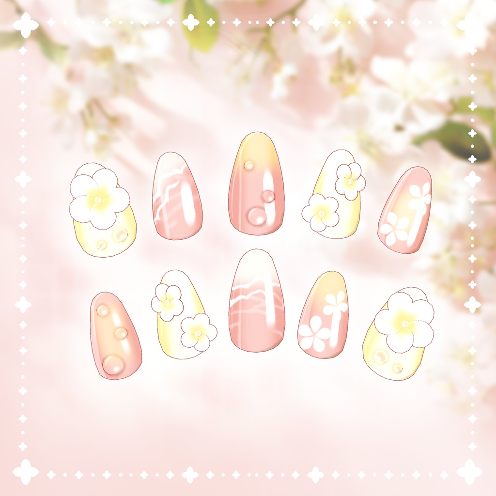【15アバター対応】🌹RoséMer Nail