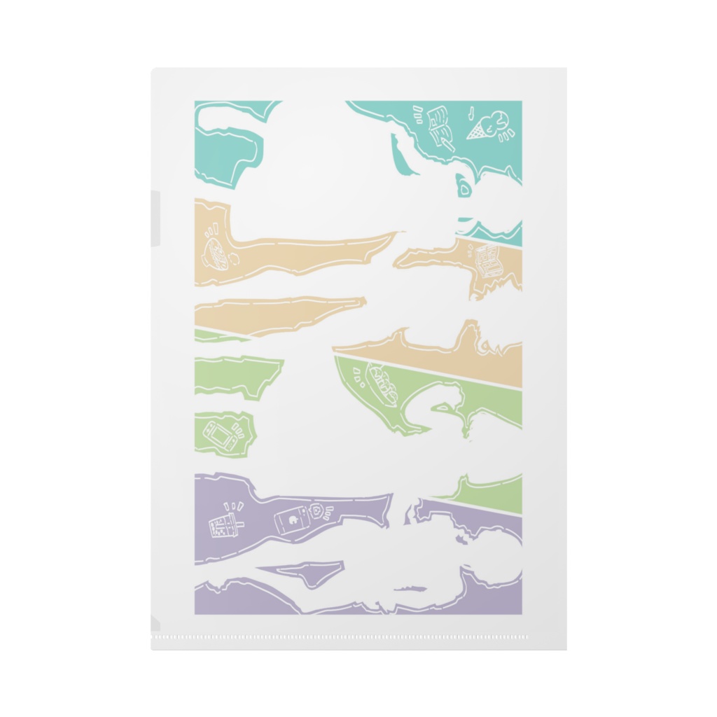 がーるずらばーずA4クリアファイル