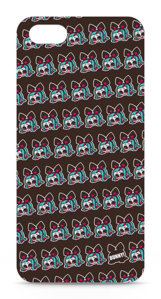 BUNNY! iPhoneケース(ブラック/ホワイト)