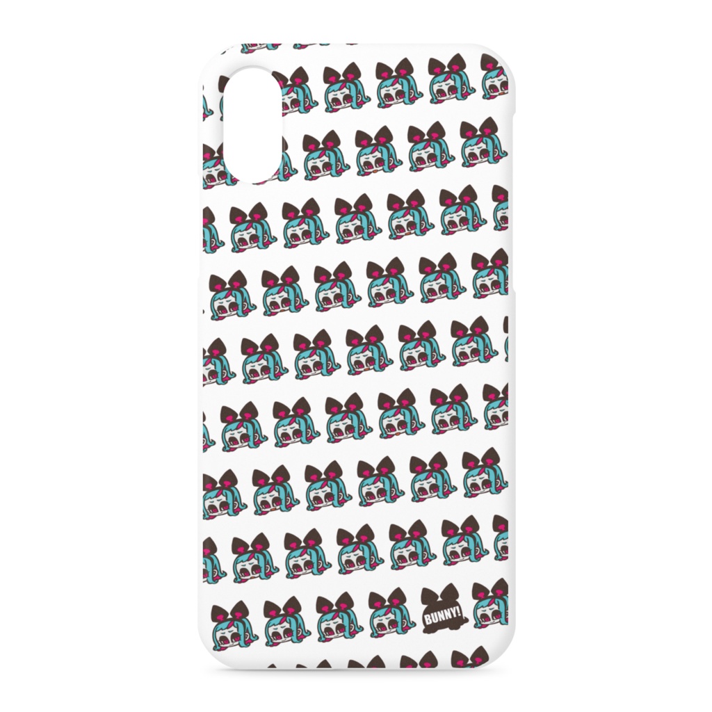 BUNNY! iPhoneケース(ブラック/ホワイト)