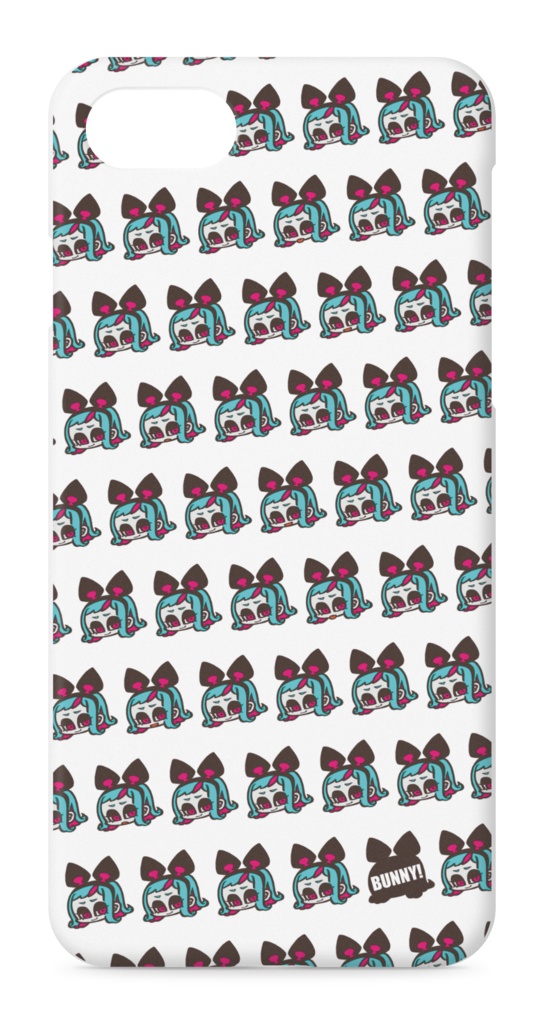 BUNNY! iPhoneケース(ブラック/ホワイト)