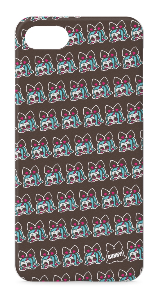 BUNNY! iPhoneケース(ブラック/ホワイト)