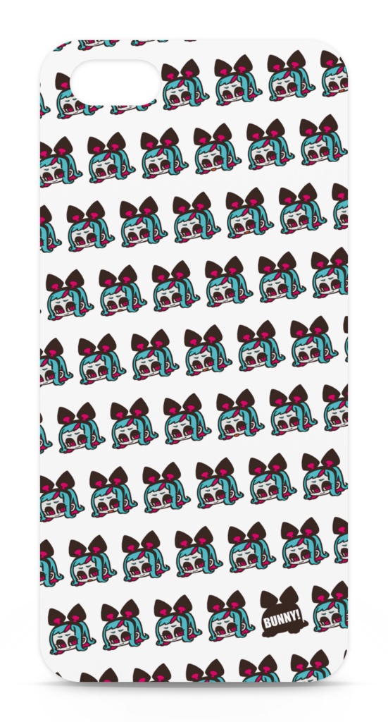 BUNNY! iPhoneケース(ブラック/ホワイト)