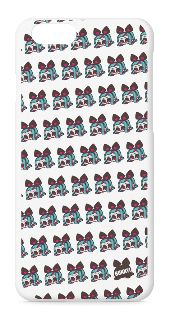 BUNNY! iPhoneケース(ブラック/ホワイト)