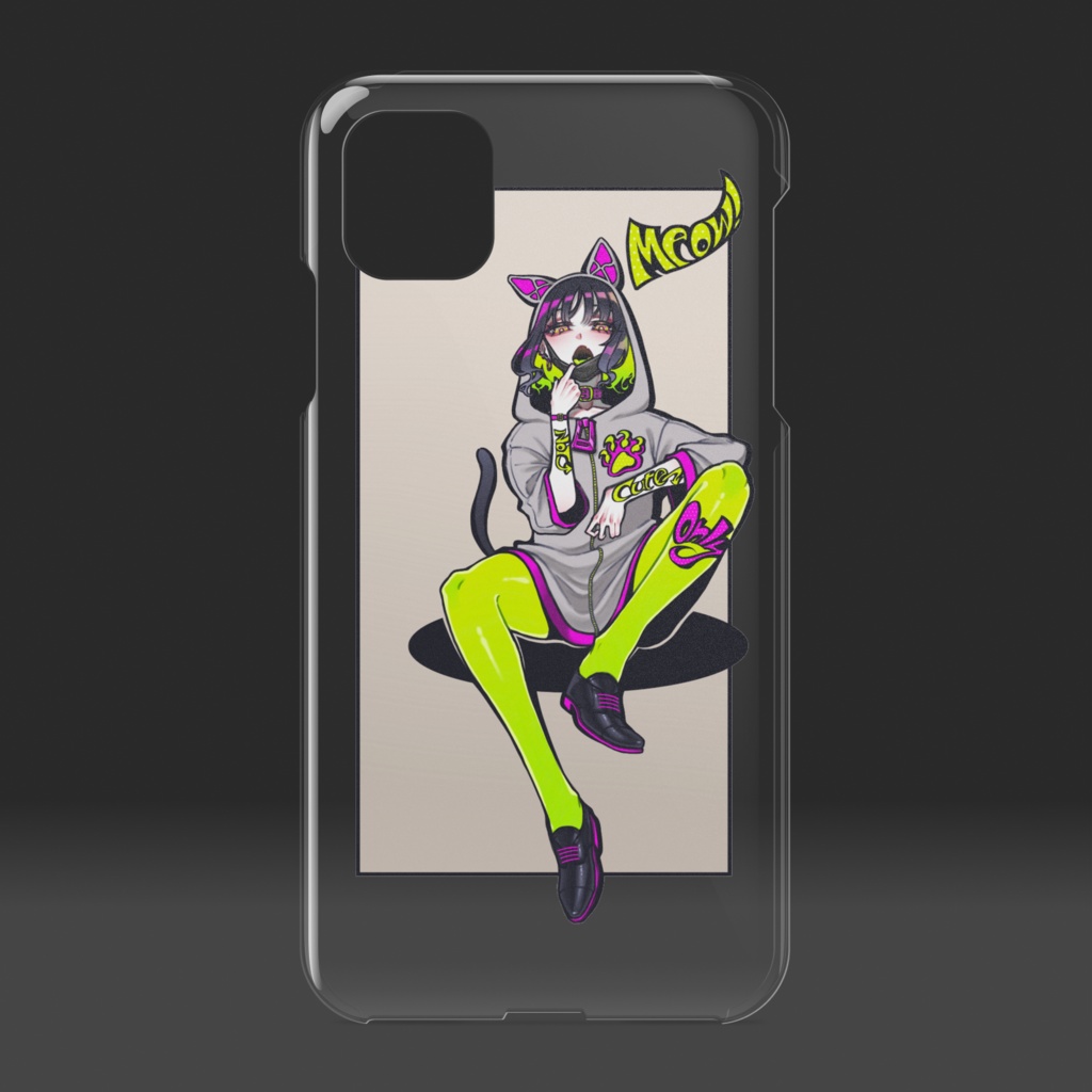 Meow! 彩ちゃん iPhoneケース(iPhone11,12)