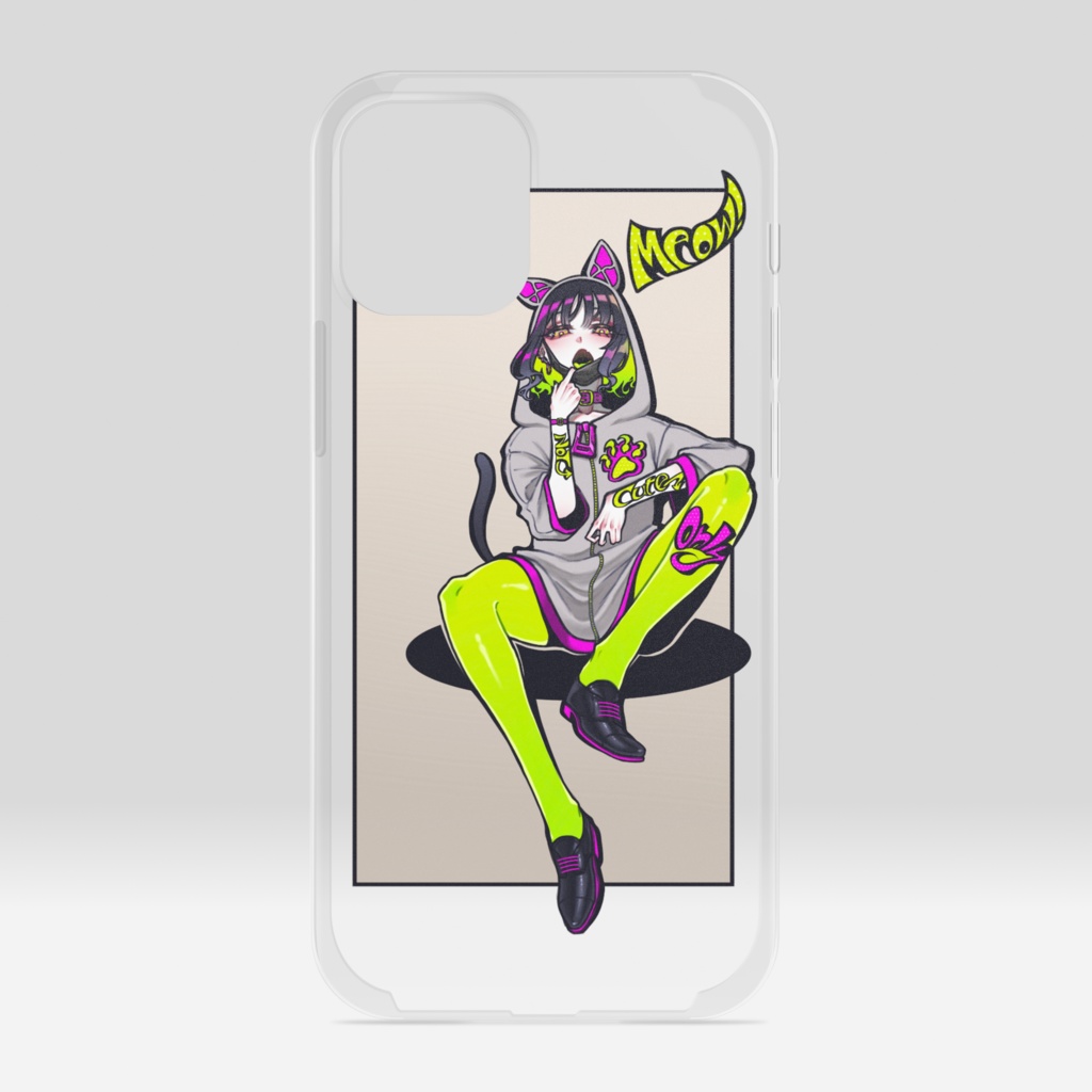 Meow! 彩ちゃん iPhoneケース(iPhone11,12)