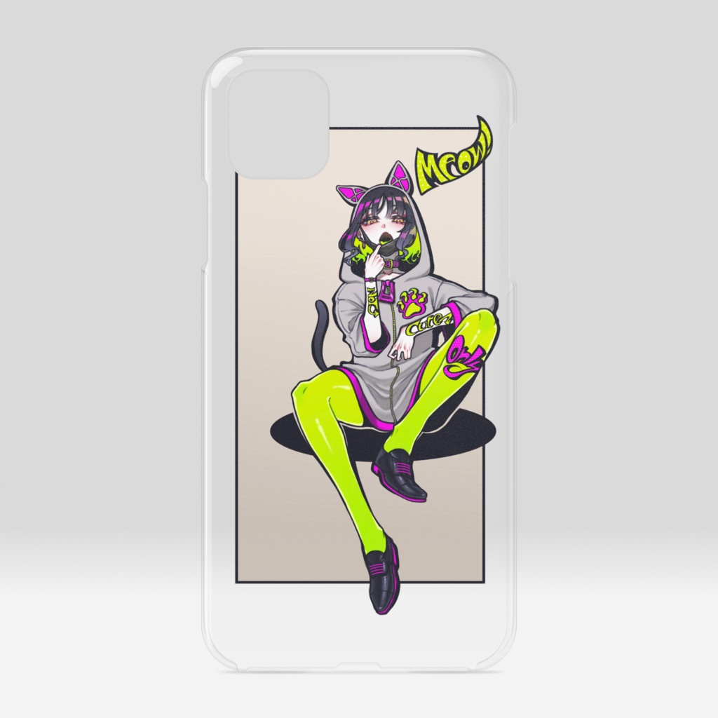 Meow! 彩ちゃん iPhoneケース(iPhone11,12)