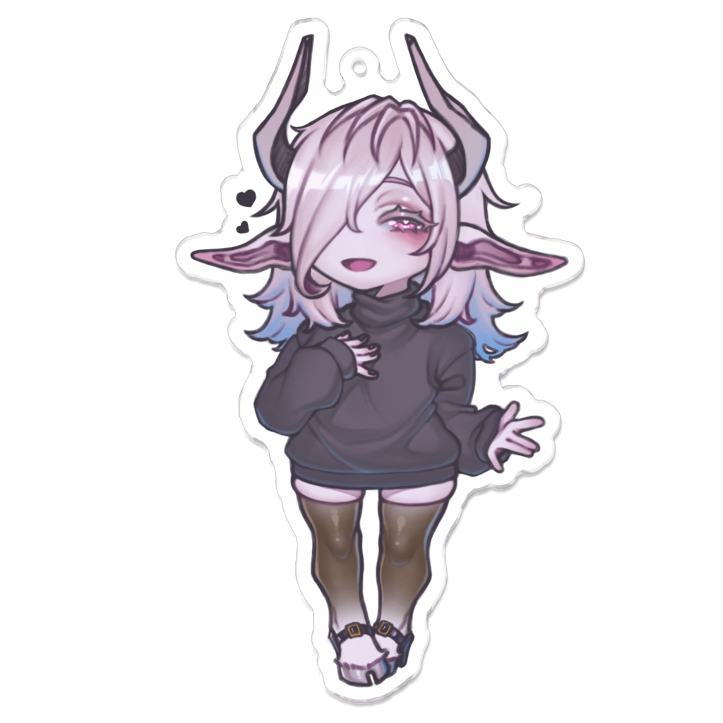 デビルちゃんアクリルキーホルダー - はりずぉんちのこシリーズ