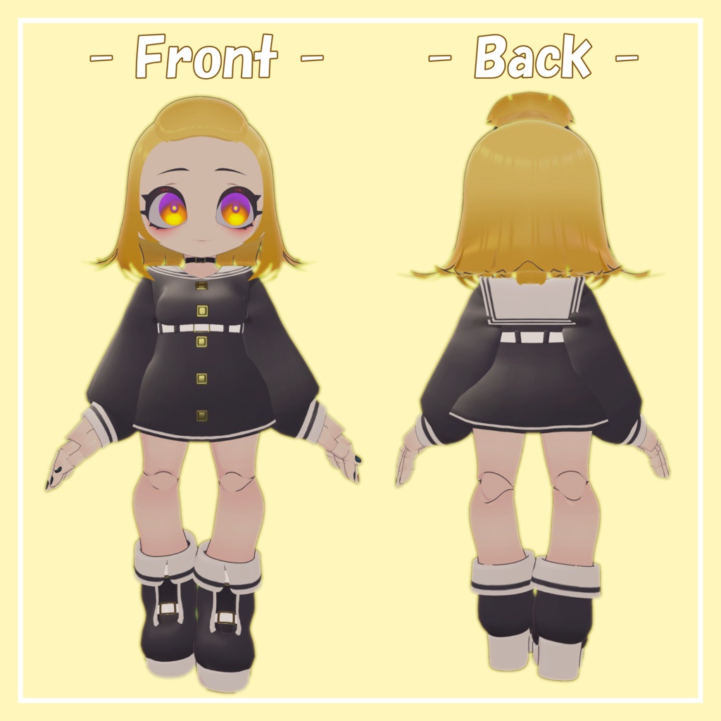 【オリジナル3Dモデル】おでこちゃん【VRChat向け】