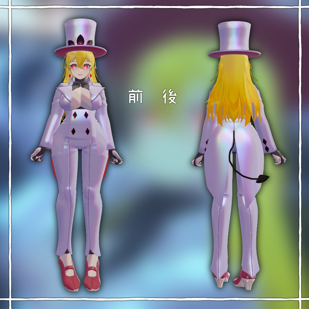 【オリジナル3Dモデル】エンタメちゃん【ギミック多数・VRChat向け】