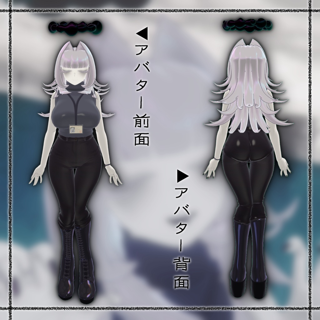 【オリジナル3Dモデル】ジンガイさん【VRChat向け】