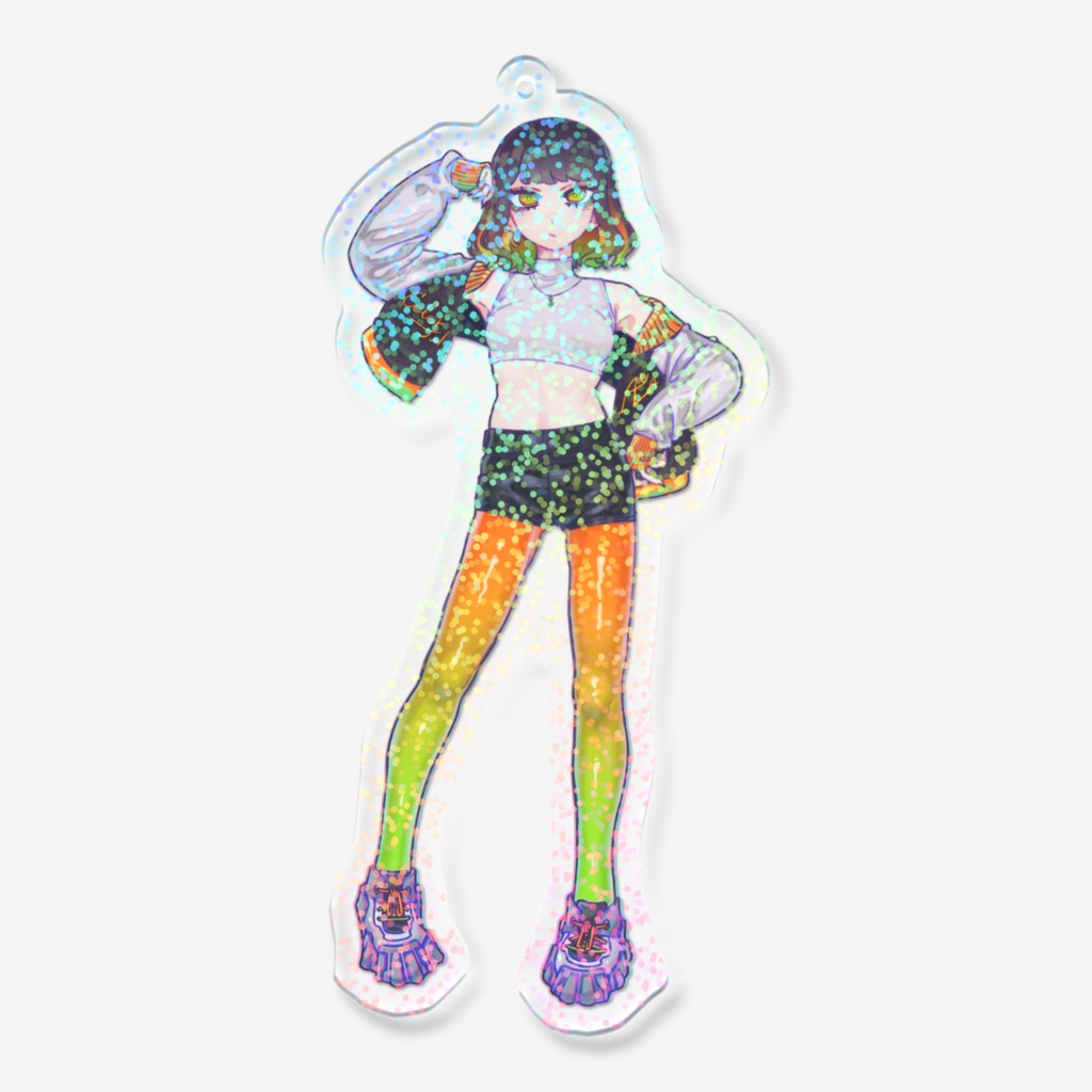 【彩ちゃん】ホロアクリルキーホルダー