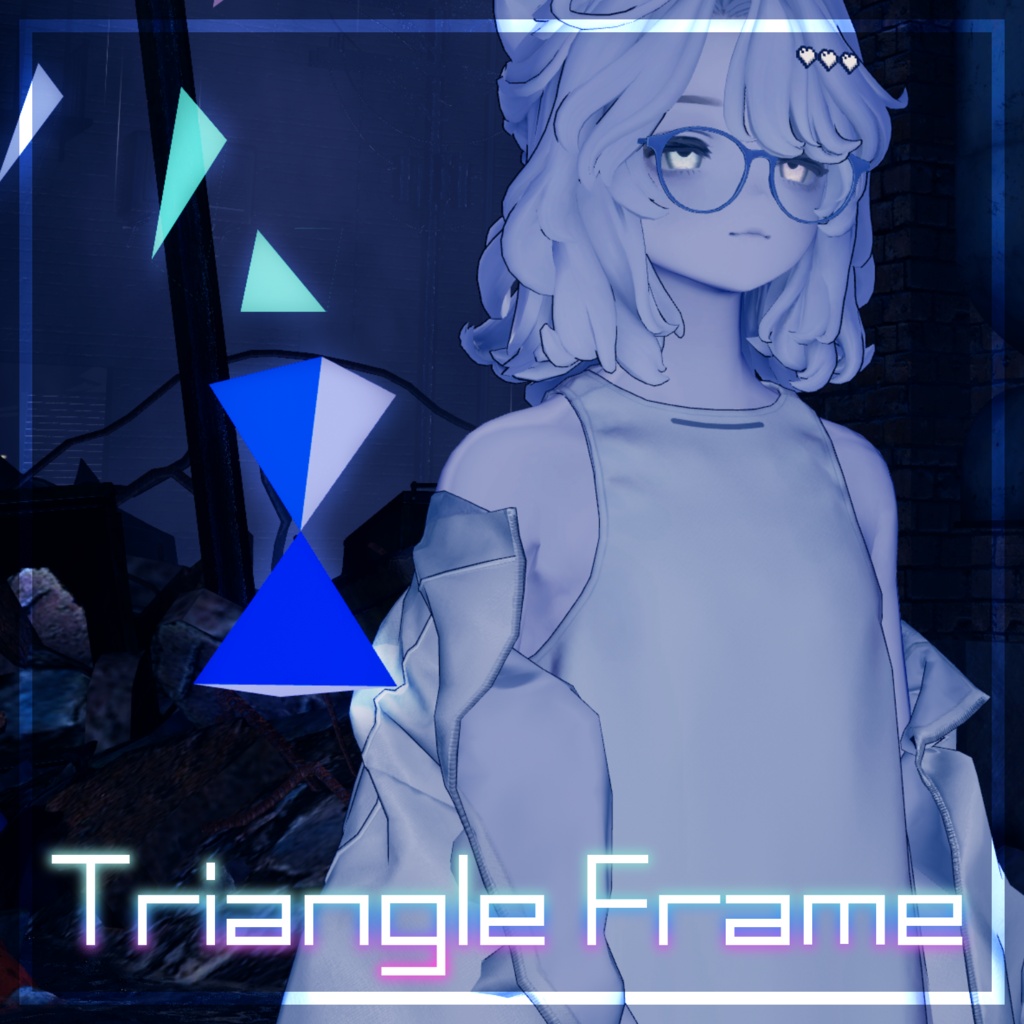 【汎用／MA対応】Triangle Frame【置くだけ】
