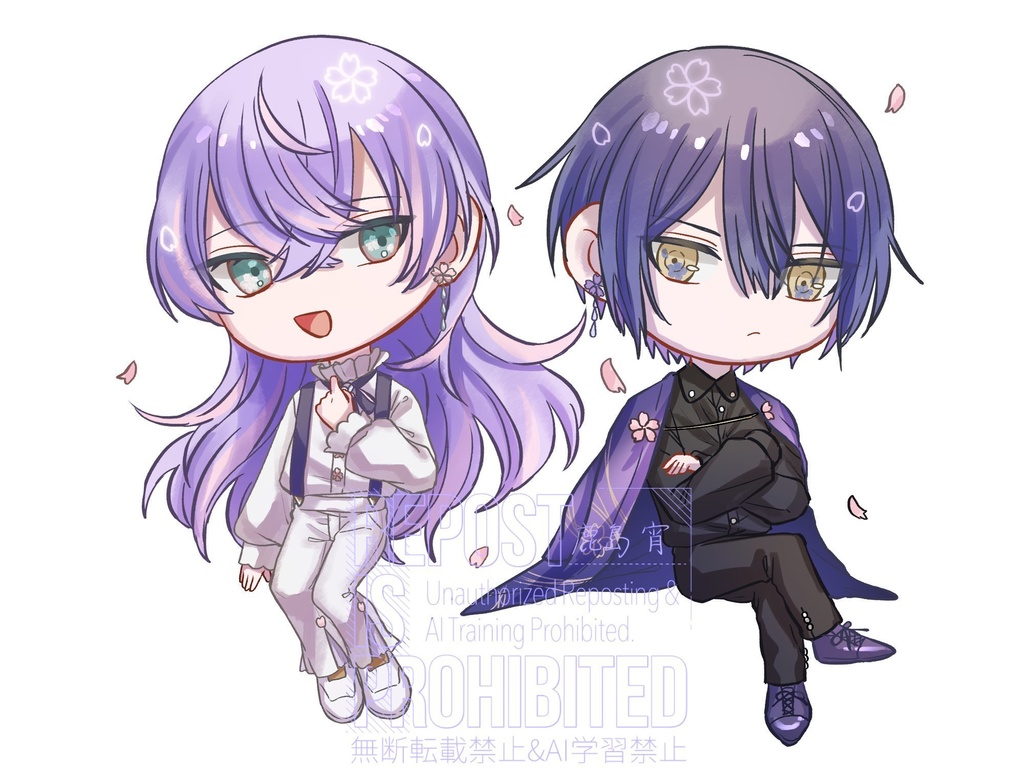 【非公式】桜星導ショウ&小柳ロウアクスタ