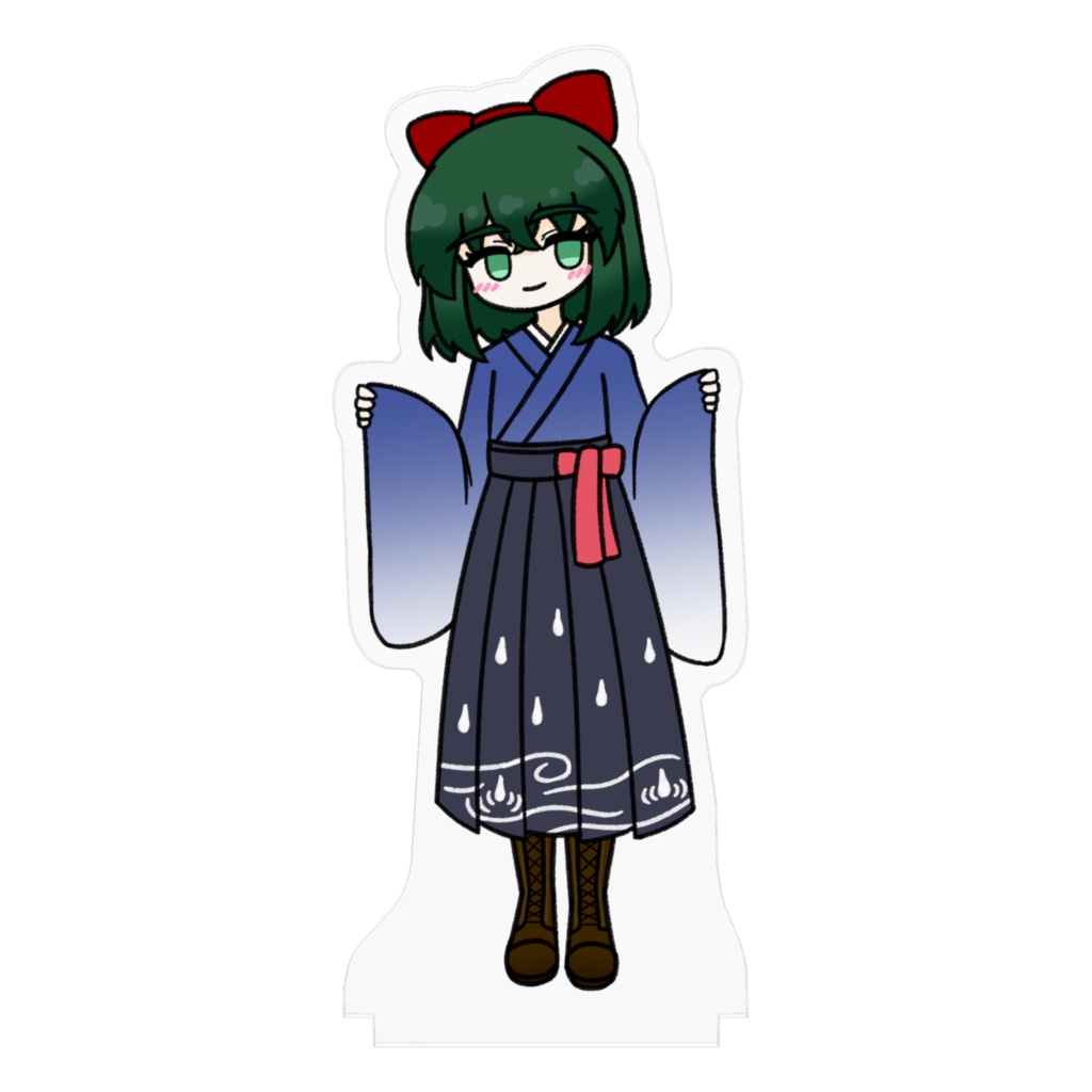 まみずアクリルフィギュア(着物)