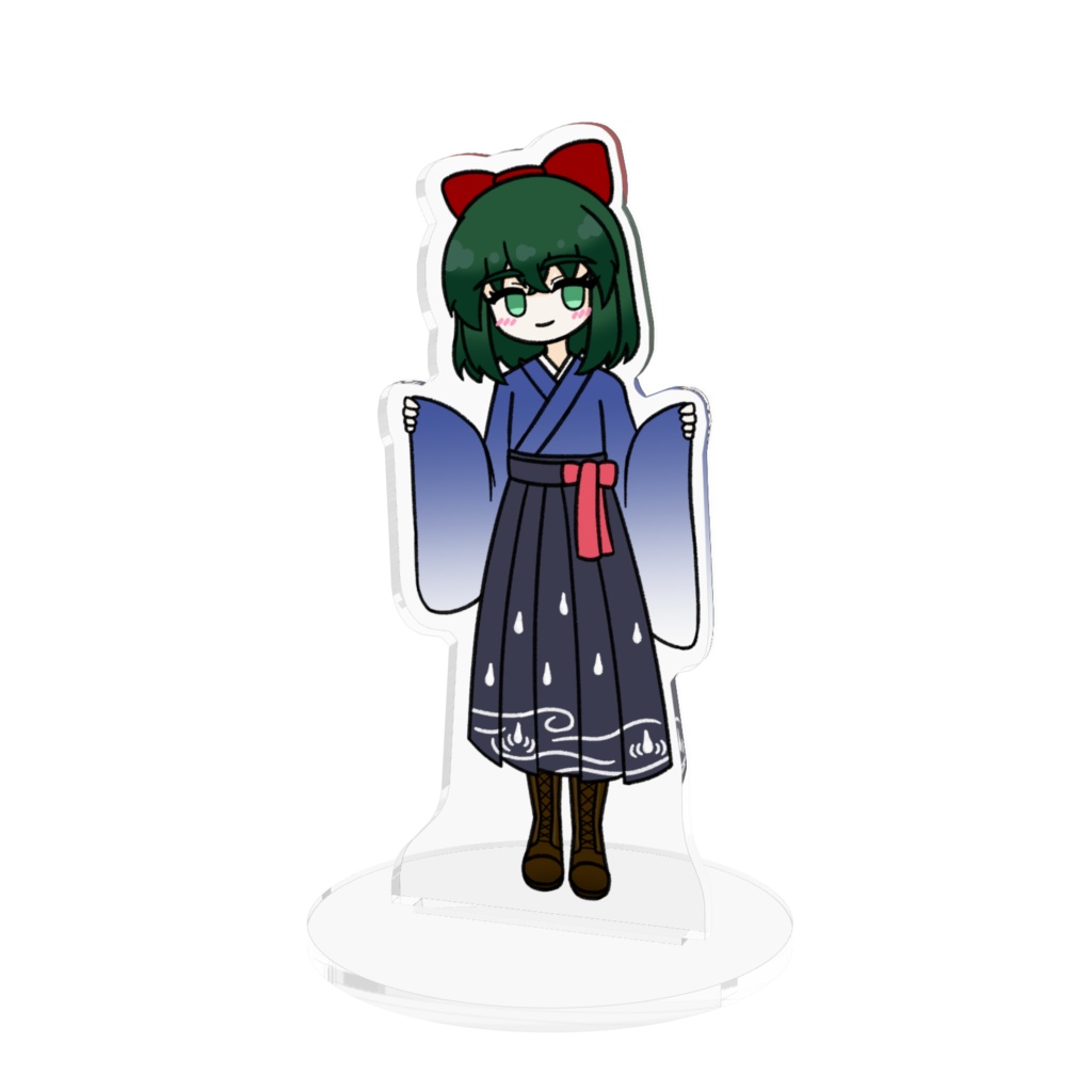 まみずアクリルフィギュア(着物)