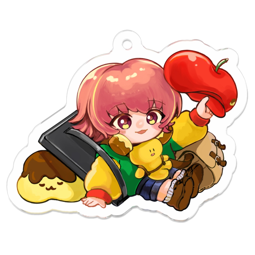 おすわりせきづいアクキー