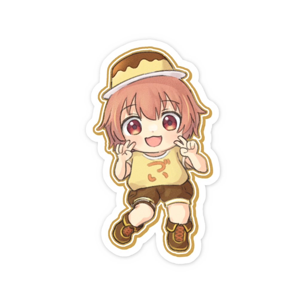 桃太郎のせきづい_同期コラボ記念ステッカー