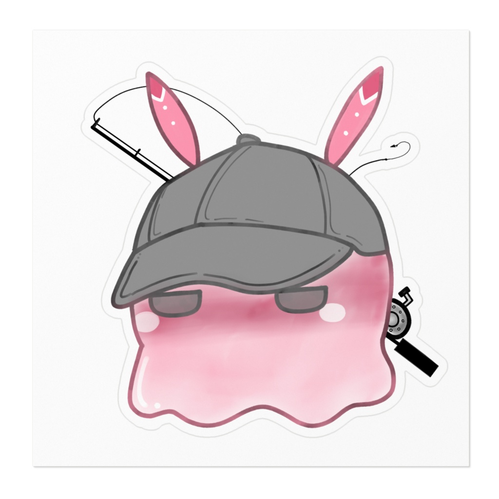 メンダコモドキステッカー(釣り)