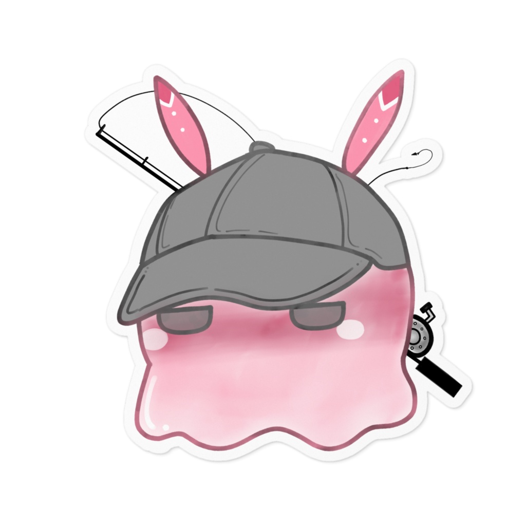 メンダコモドキステッカー(釣り)