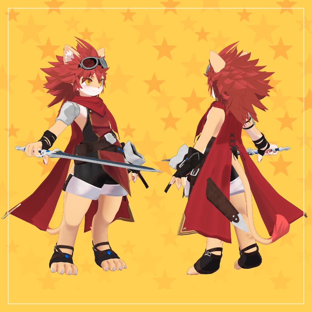 「Aluvas-アルヴァス-」 VRChat オリジナル 3Dアバター