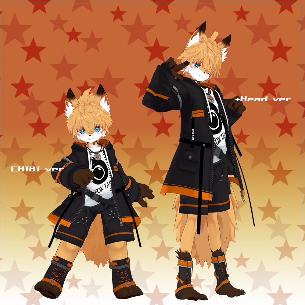 「Enshika-エンシカ-」 VRChat オリジナル 3Dアバター