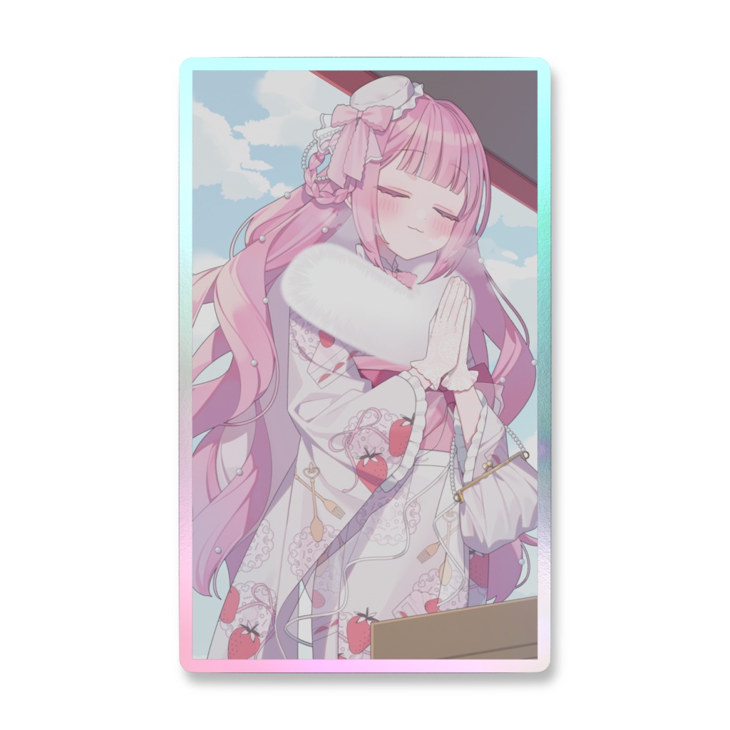 オーロラスマホステッカーB