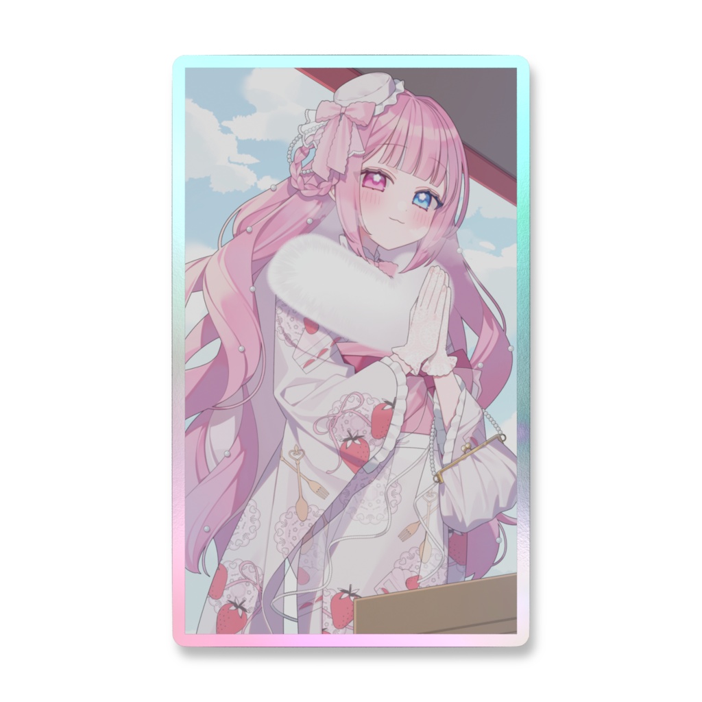 オーロラスマホステッカーA