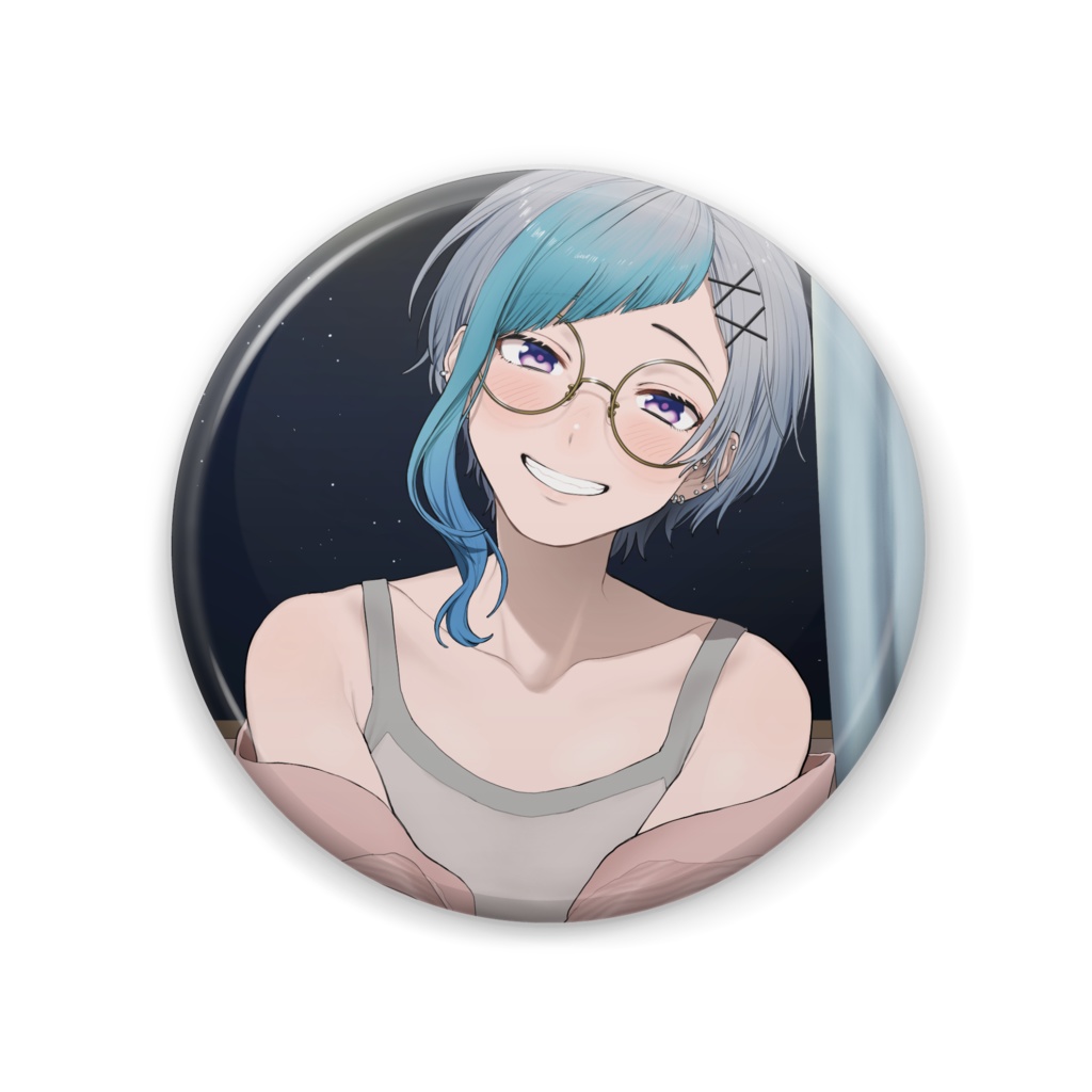 すいまり誕生日2022記念缶バッジ