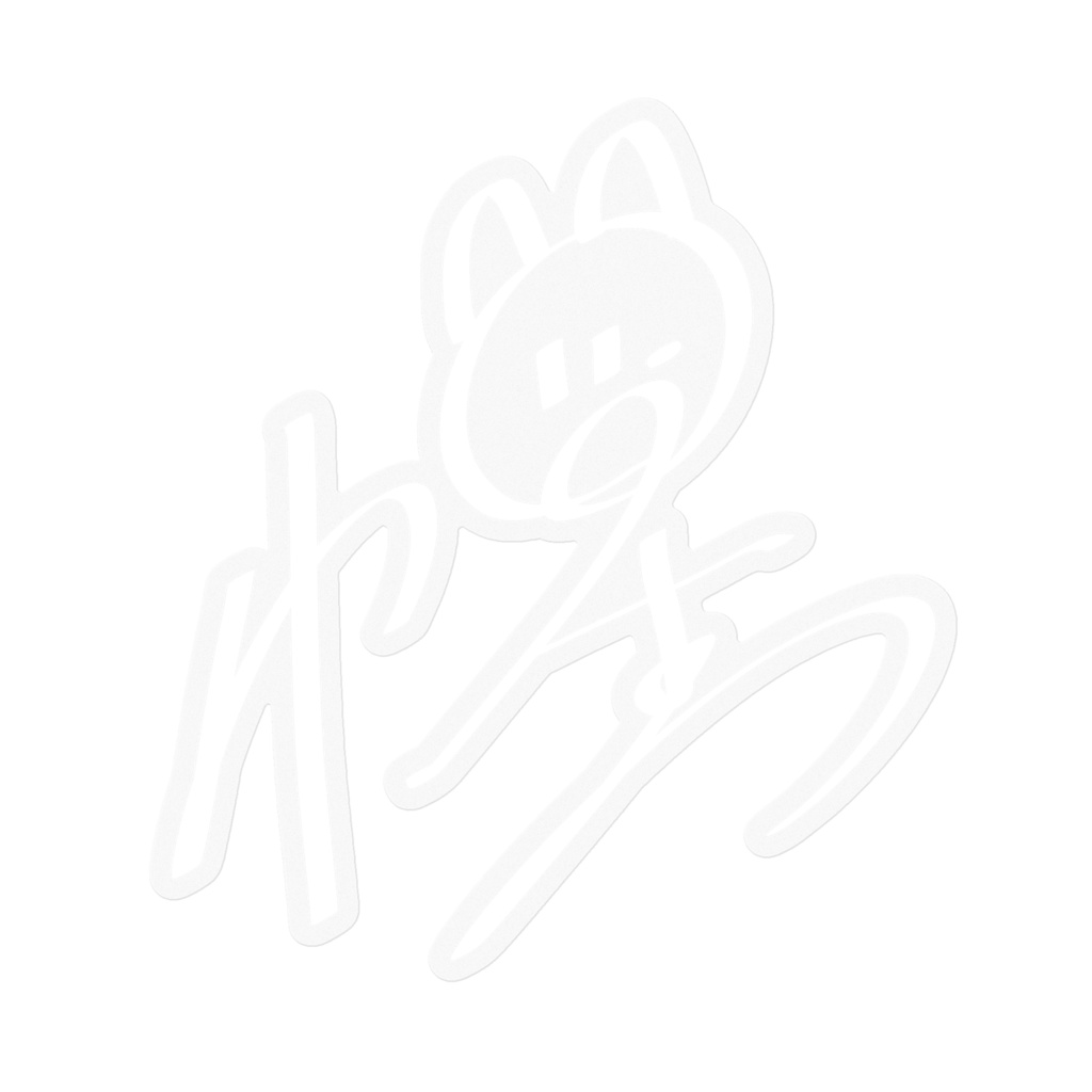 さとるくんのサインステッカー