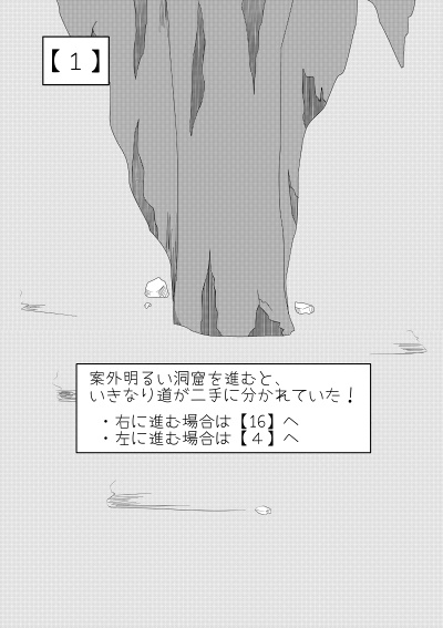 魔法使いと僧侶と謎の洞窟