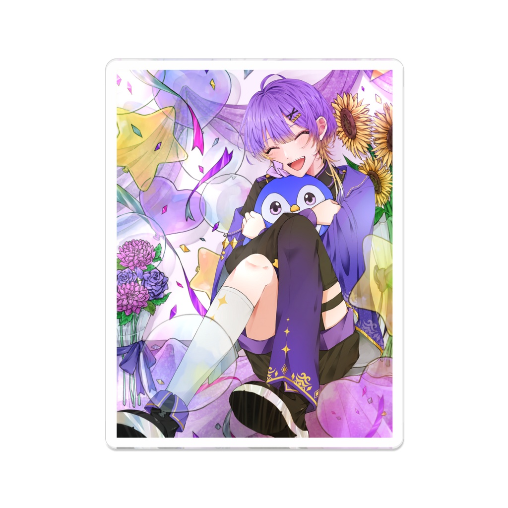 【受注生産】魔守もん2周年記念食べちゃダメだよアクリルバッジ