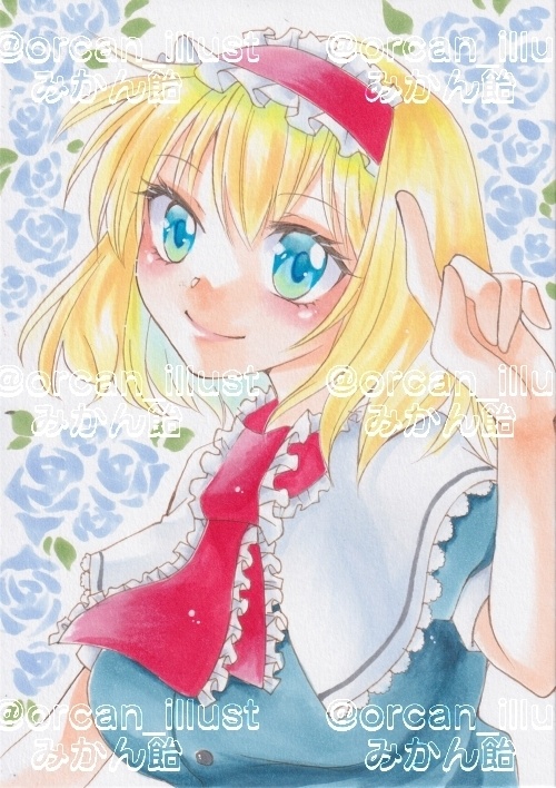 手描きアナログイラスト☆アリス・マーガトロイド☆