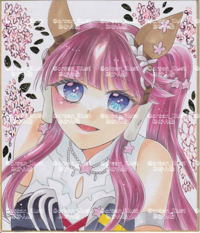 ウマ娘中色紙ラッキーライラック