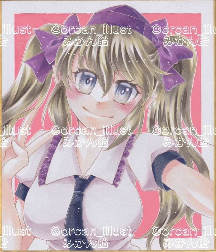 東方project☆姫海棠はたて中色紙