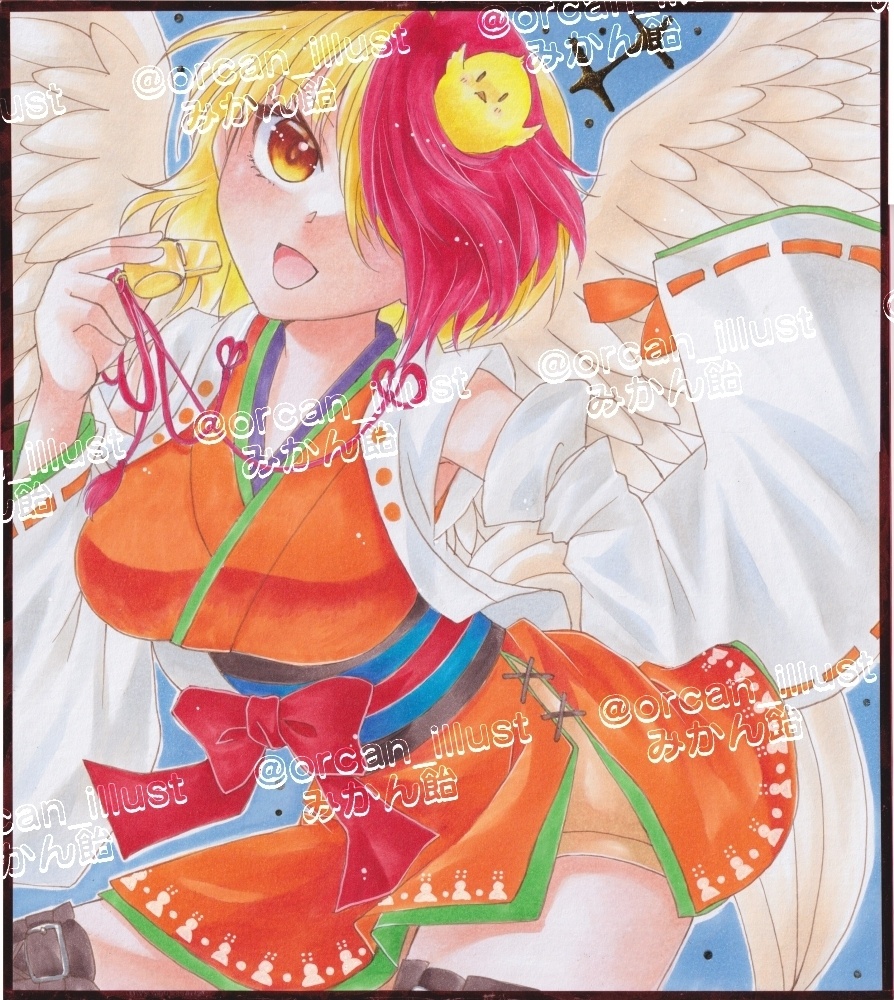 東方project☆ロストワード☆庭渡久侘歌１☆アナログイラスト