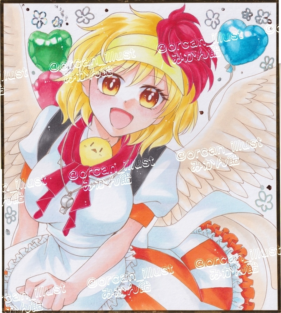 東方project☆ロスワ☆チキンデリバリー☆庭渡久侘歌☆アナログイラスト