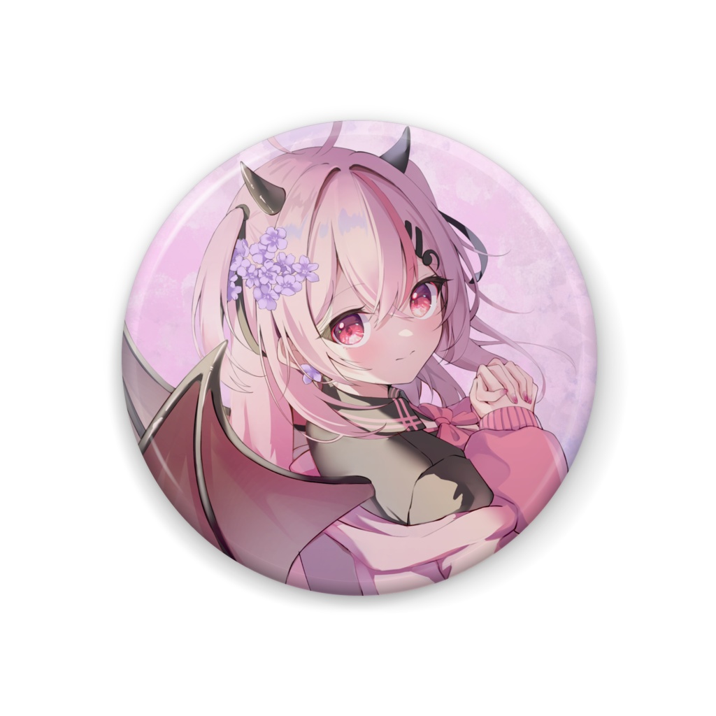 🌸魔酔ウタ１周年記念缶バッチ🌸