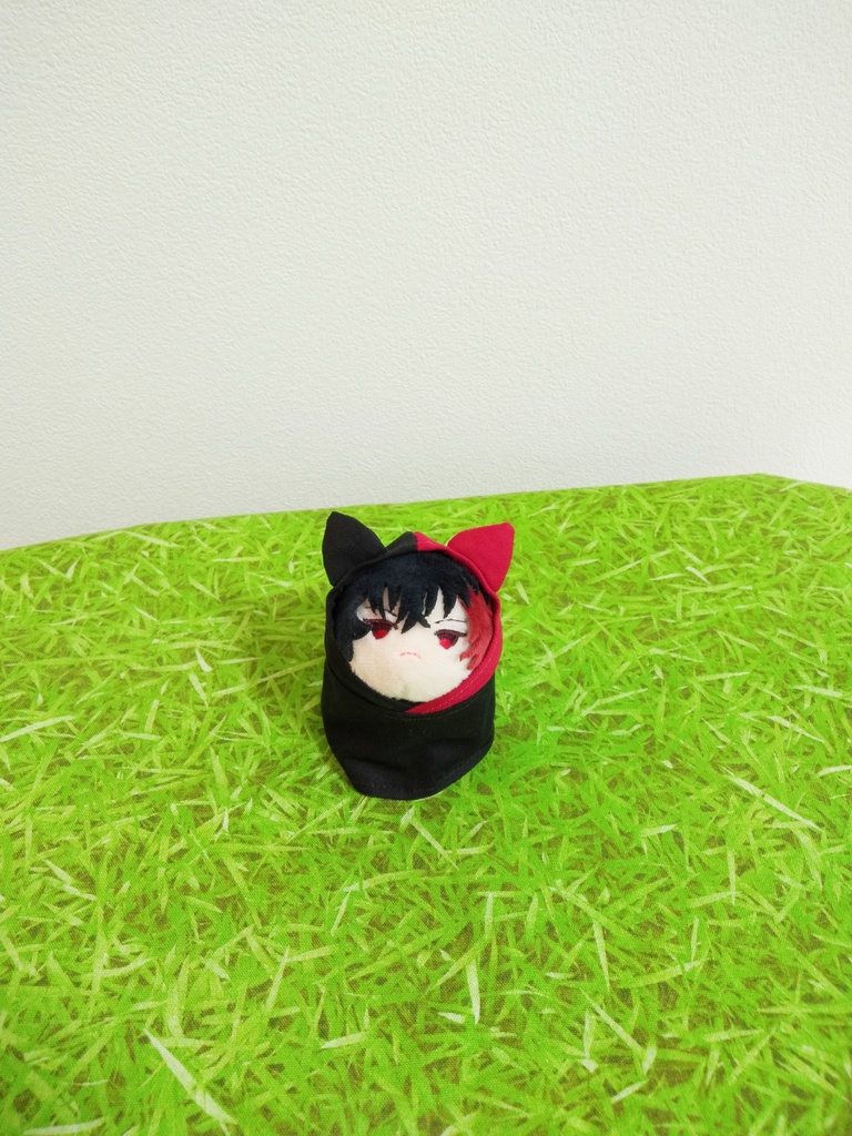 猫耳しっぽ(赤黒)